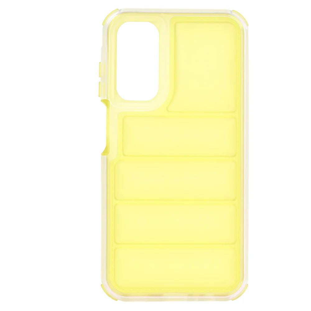 Case for Samsung Galaxy A15 5G A156 / A15 A155, Techsuit, Wave Shield, Yellow - Image 2