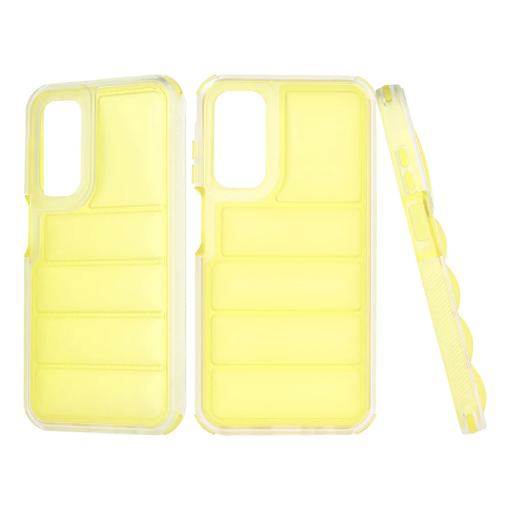 Case for Samsung Galaxy A15 5G A156 / A15 A155, Techsuit, Wave Shield, Yellow - Image 4