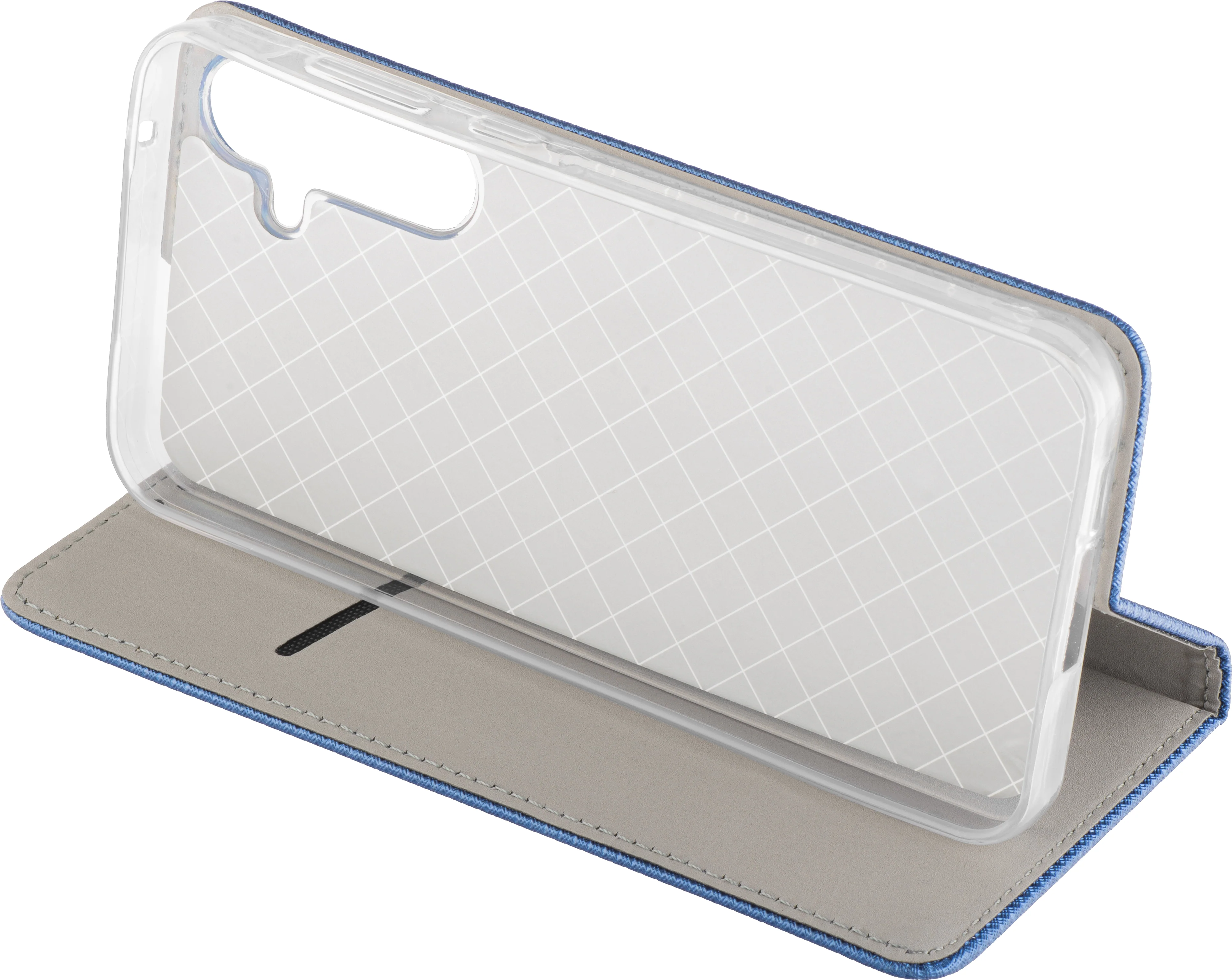 Case for Samsung Galaxy A17 4G / A17 5G, OEM, Smart Magnet, Navy Blue - Image 4