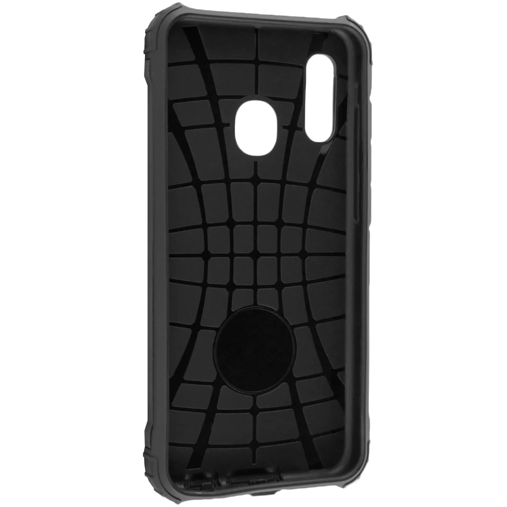 Case for Samsung Galaxy A20e A202, Techsuit, Hybrid Armor, Black - Image 3