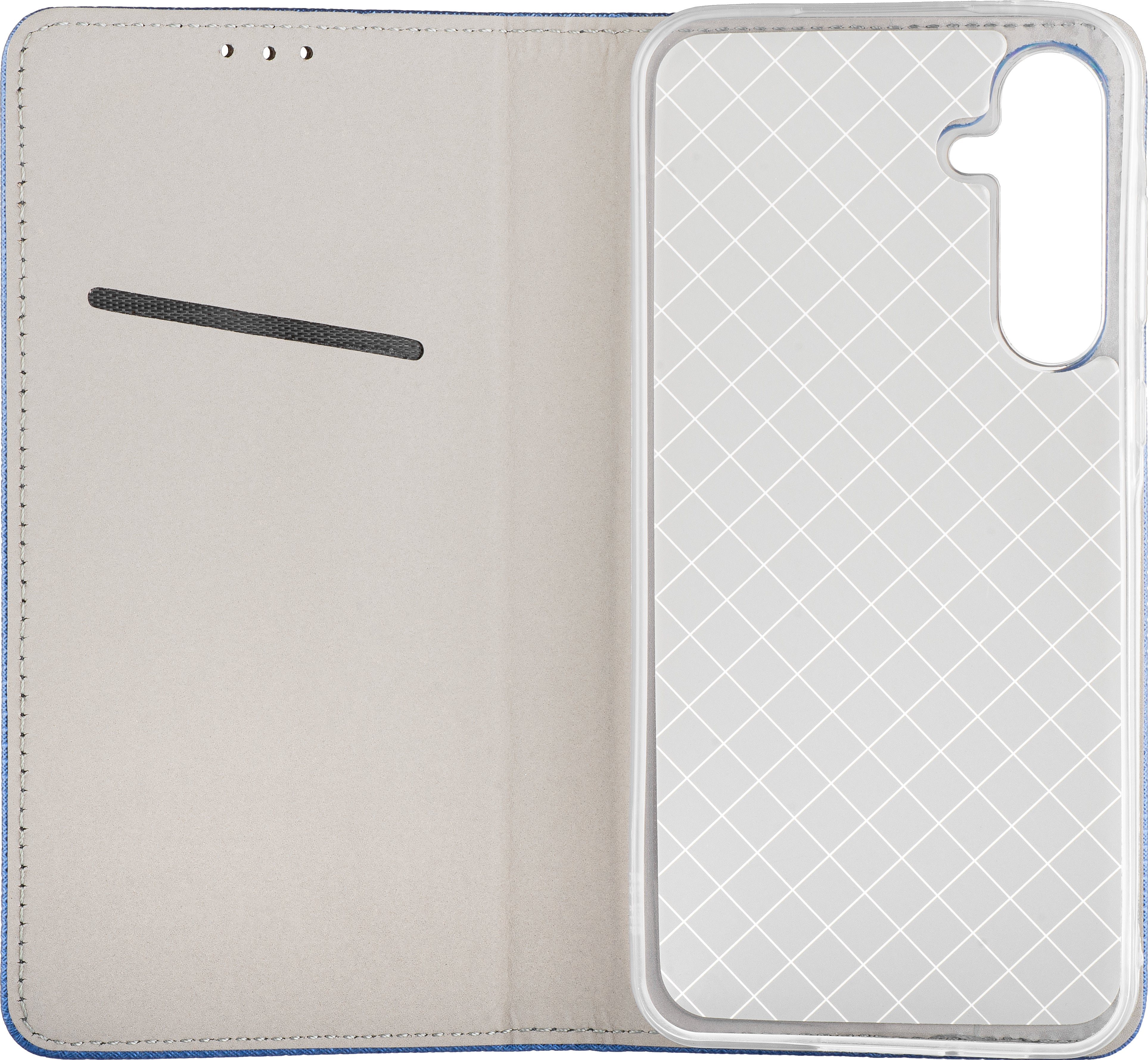 Case for Samsung Galaxy A21s A217, OEM, Smart Magnet, Navy Blue - Image 3