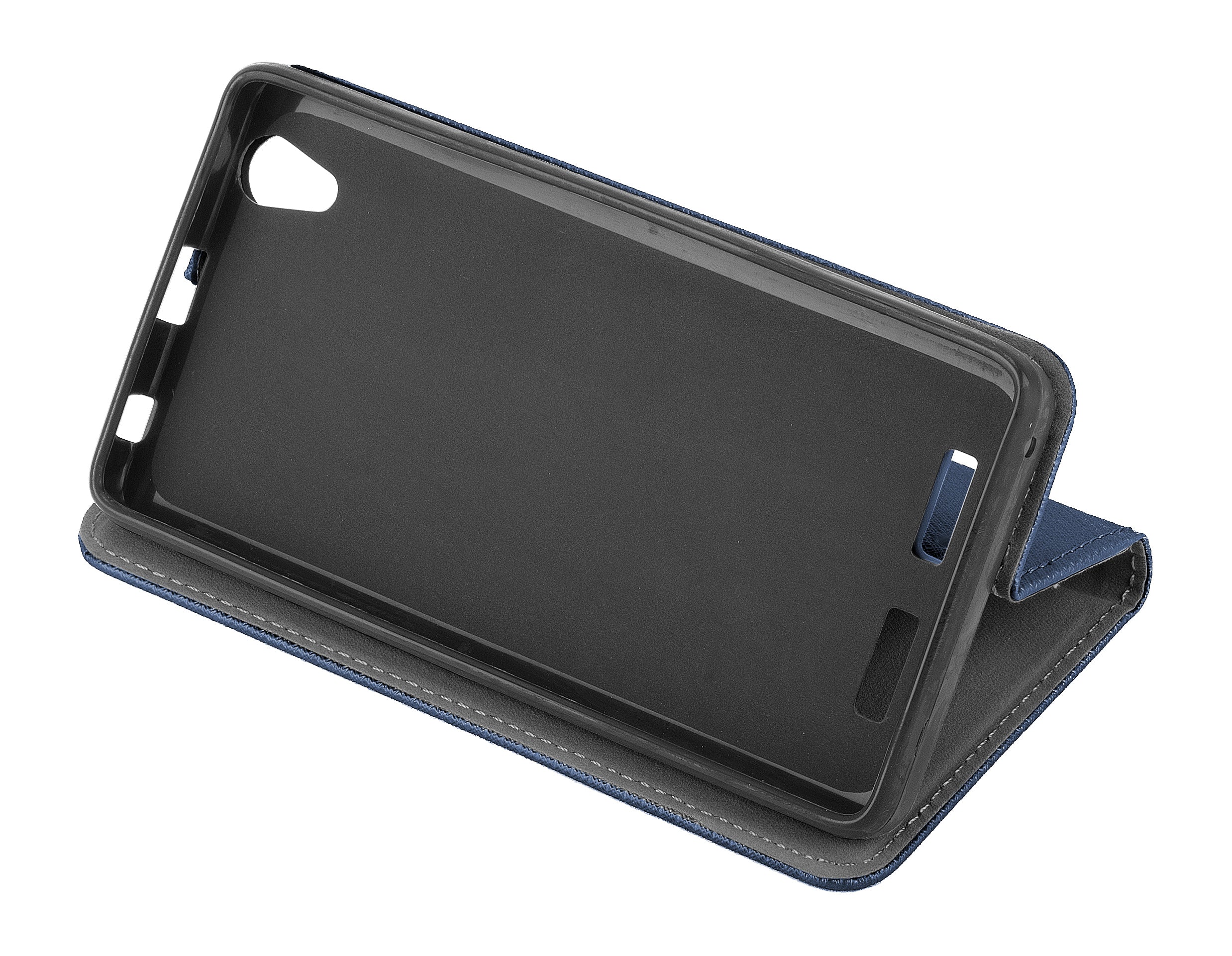 Case for Samsung Galaxy A22 5G A226, OEM, Smart Magnet, Navy Blue - Image 4