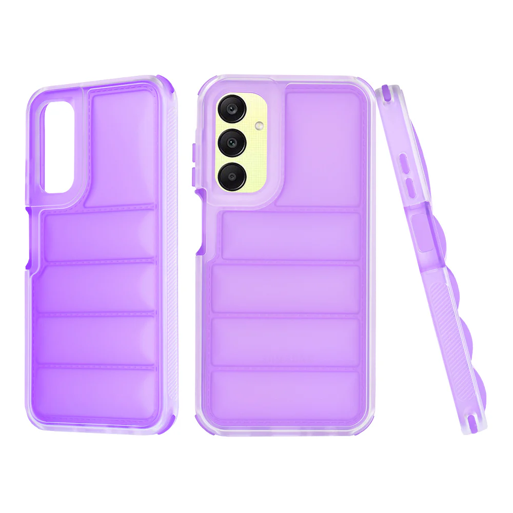 Case for Samsung Galaxy A25 A256, Techsuit, Wave Shield, Purple