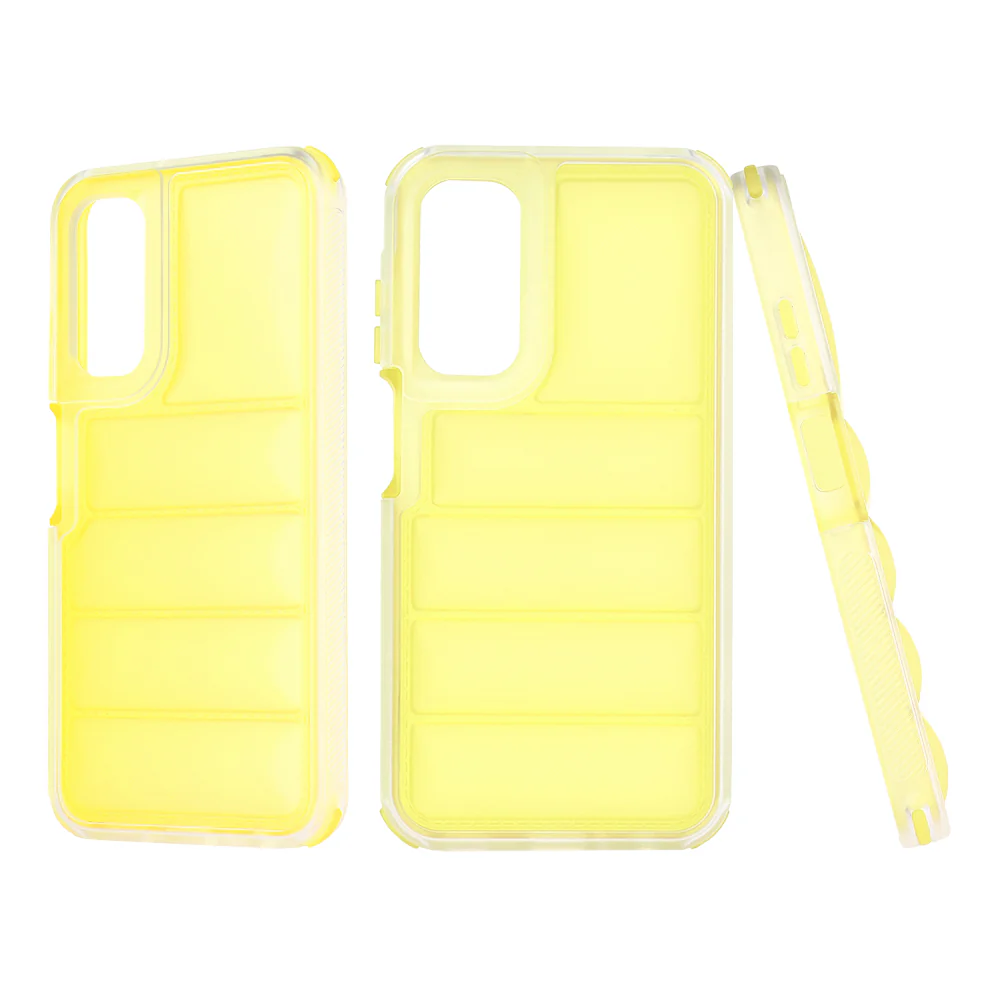 Case for Samsung Galaxy A25 A256, Techsuit, Wave Shield, Yellow - Image 4