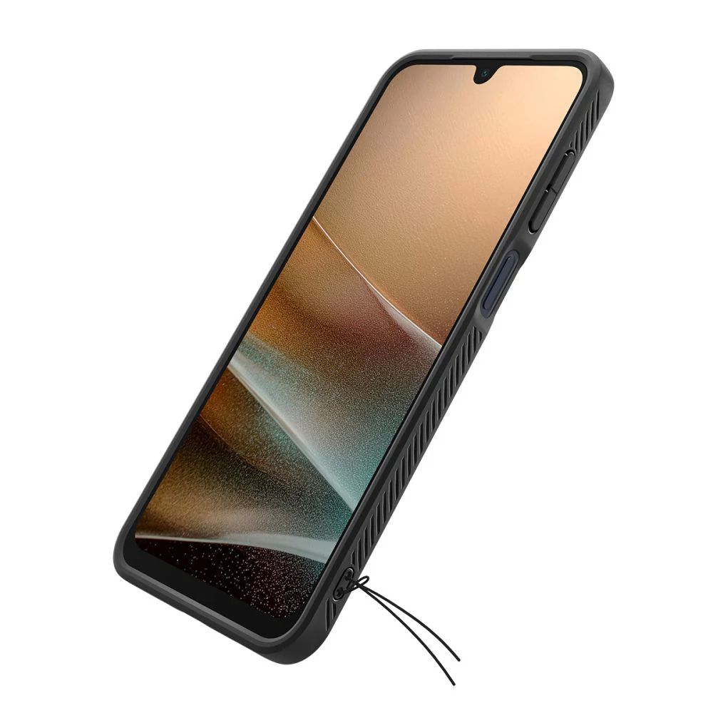 Case for Samsung Galaxy A26 A266, Spigen, Liquid Air, Matte Black ACS09290 - Image 7