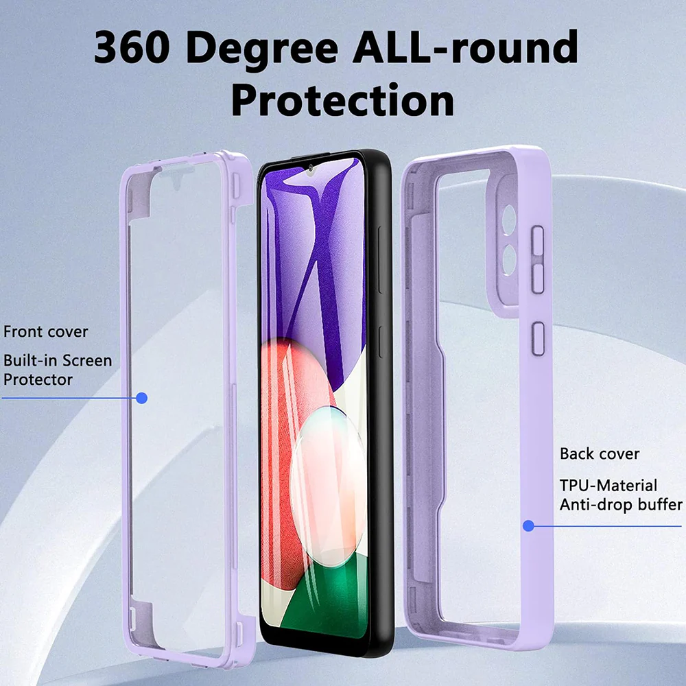 Case for Samsung Galaxy A26 A266, Techsuit, ColorVerse 360, Black - Image 6