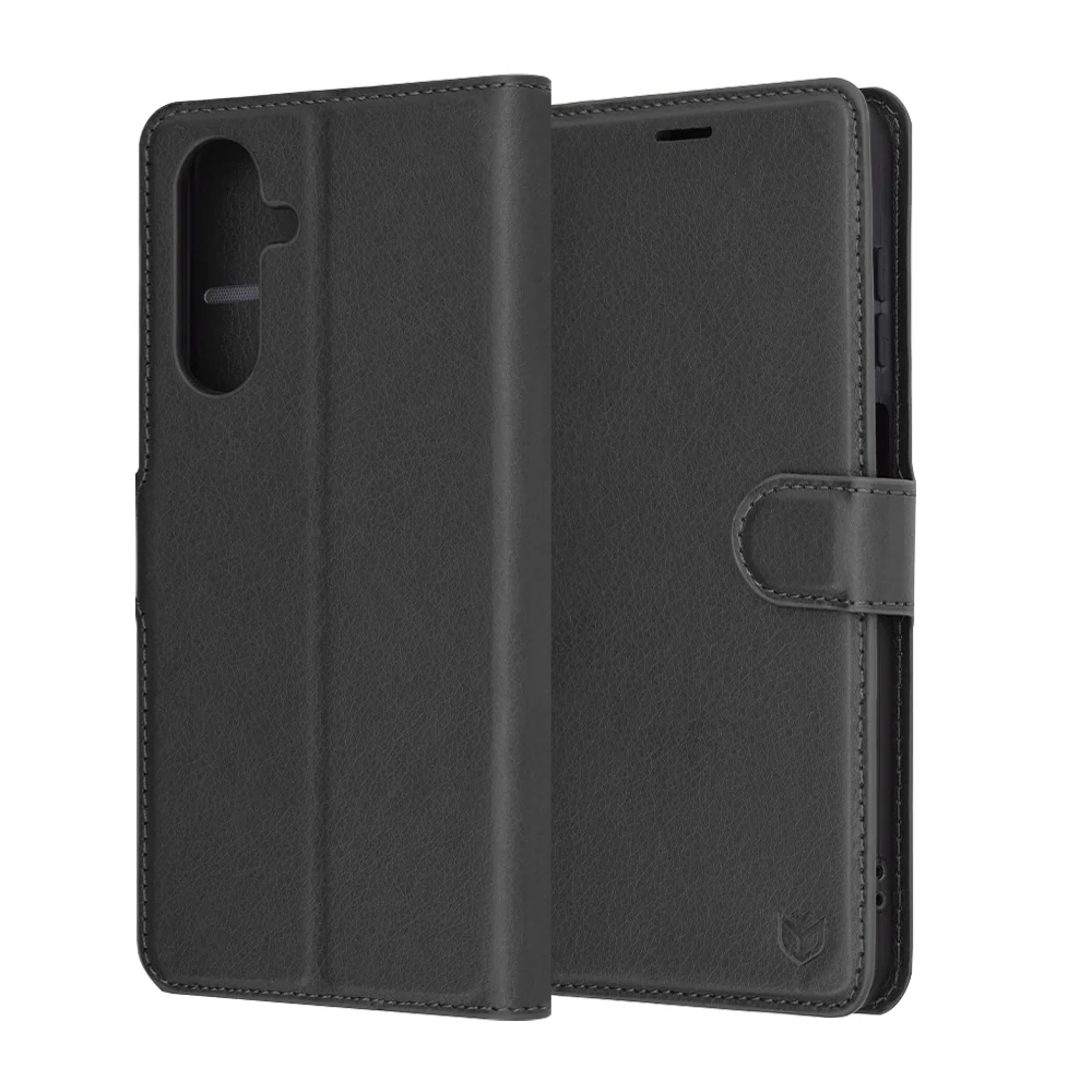 Case for Samsung Galaxy A26 A266, Techsuit, Leather Folio, Black - Image 6