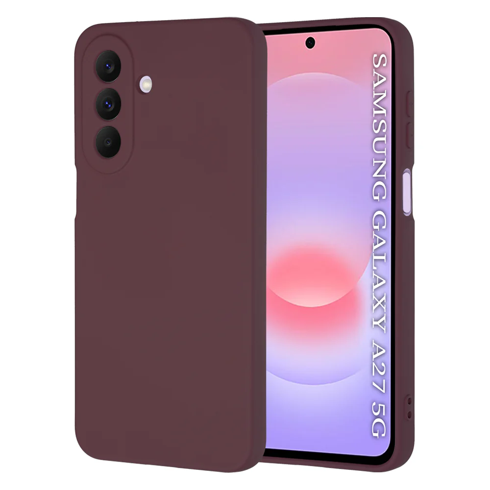Case for Samsung Galaxy A27 5G, Techsuit, SoftFlex, Burgundy