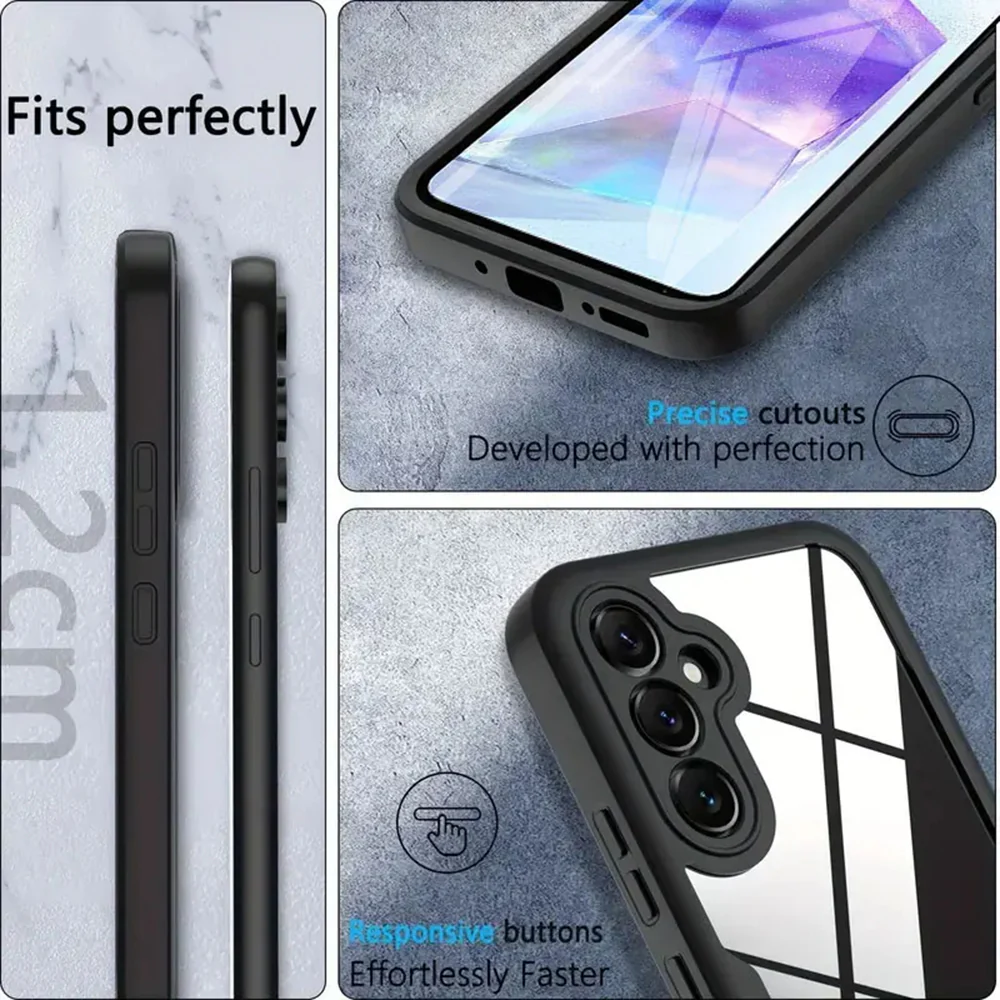 Case for Samsung Galaxy A35 5G A356, Techsuit, ColorVerse 360, Blue - Image 3
