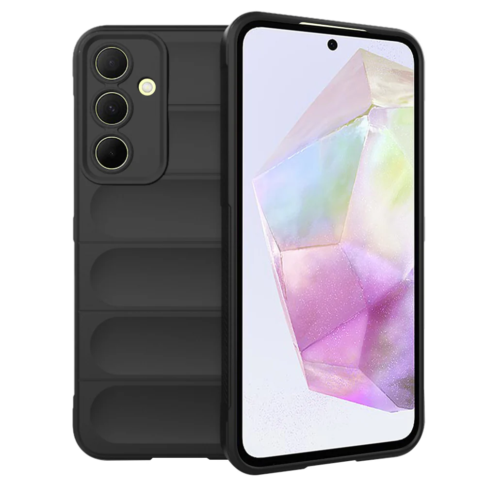 Case for Samsung Galaxy A35 5G A356, Techsuit, Magic Shield, Black