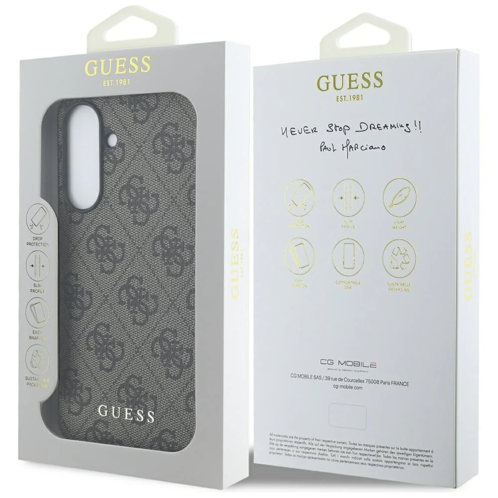 Case for Samsung Galaxy A36 A366, Guess, 4G Classic, Brown - Image 7