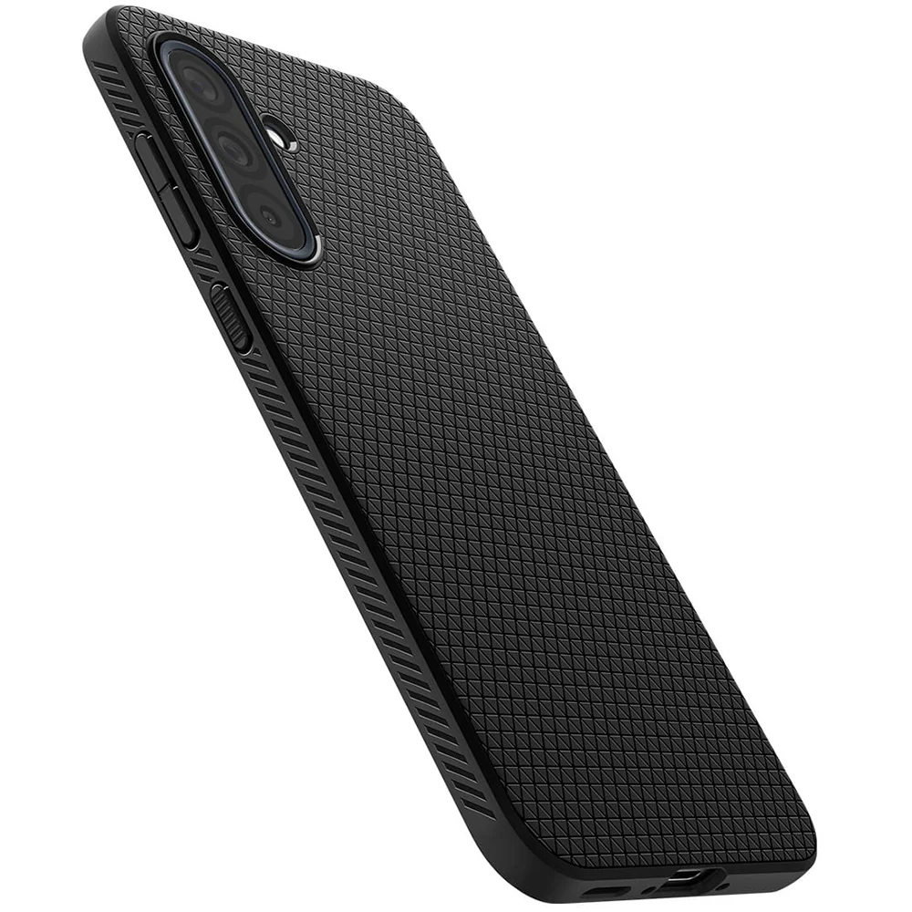 Case for Samsung Galaxy A36 A366, Spigen, Liquid Air, Matte Black ACS09199 - Image 6