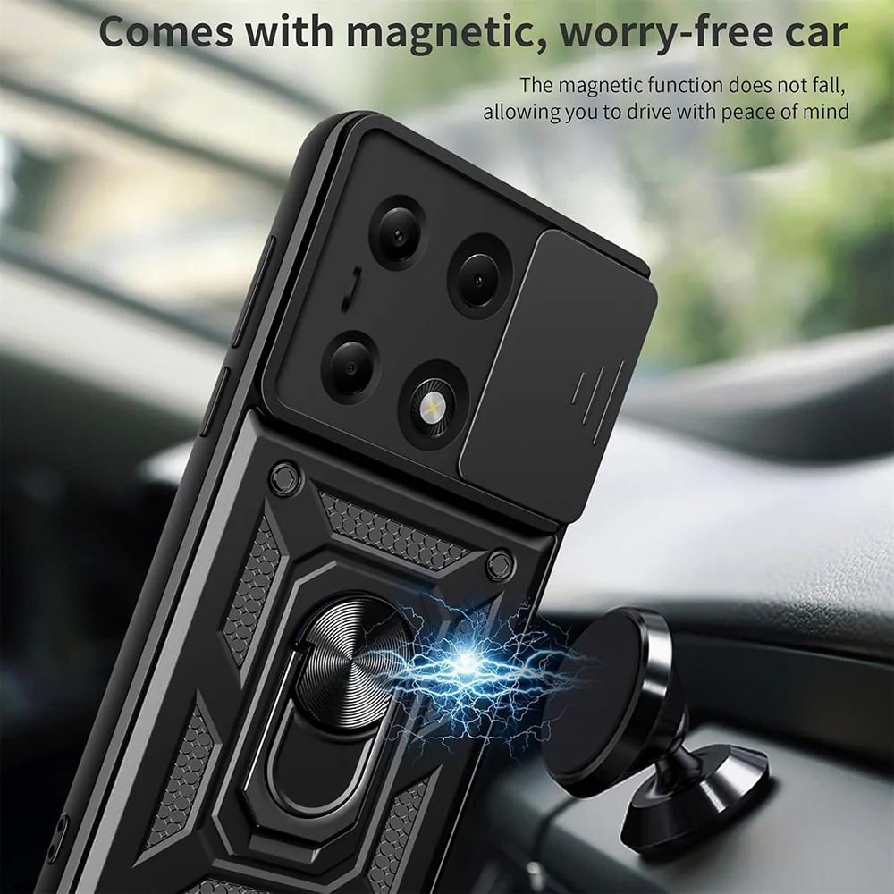 Case for Samsung Galaxy A36 A366, Techsuit, CamShield, Black - Image 6