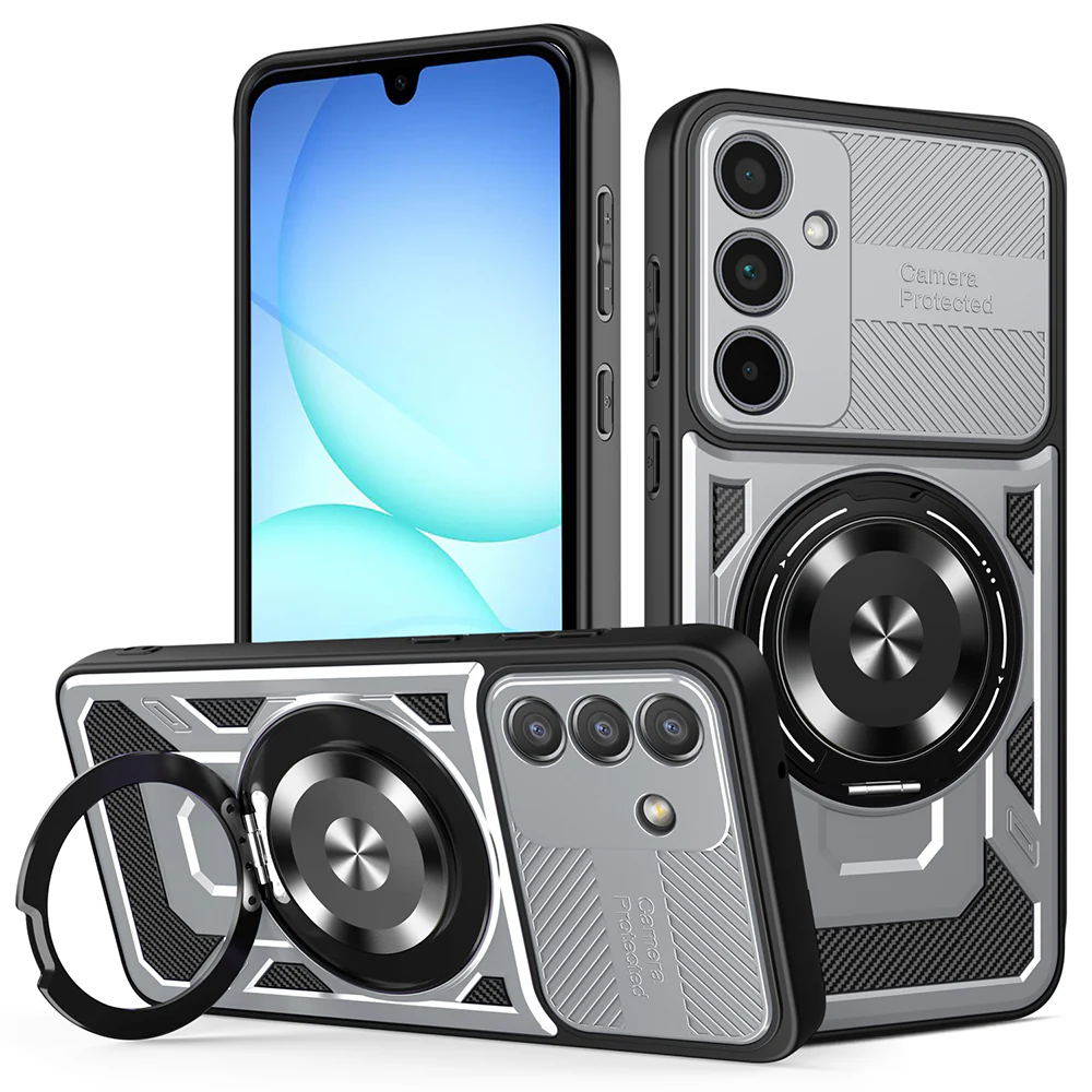 Case for Samsung Galaxy A37 5G, Techsuit, RuggedCam, Grey