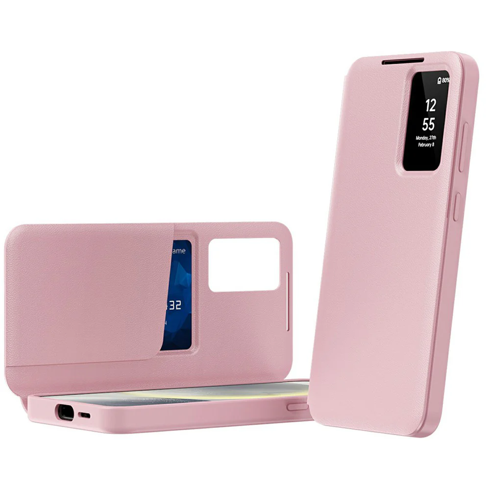Case for Samsung Galaxy A37 5G, Techsuit, SmartView, Pink - Image 2
