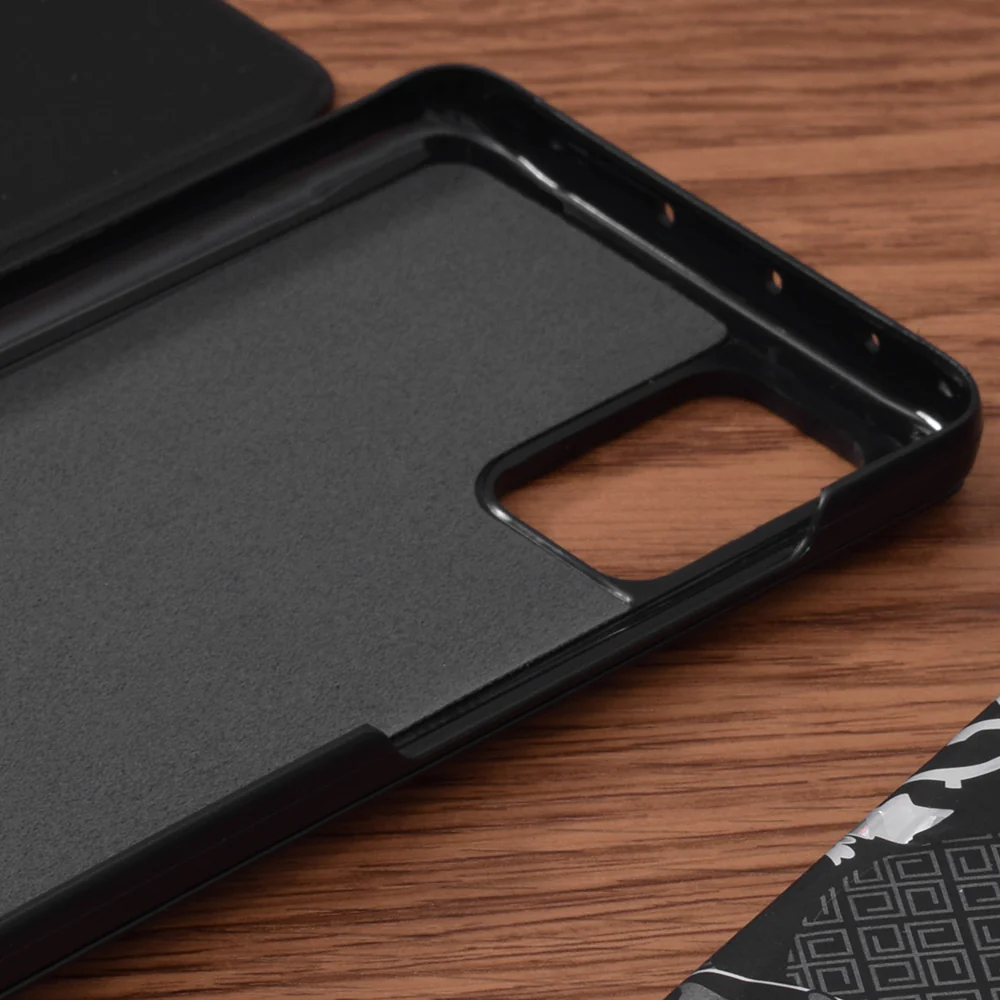 Case for Samsung Galaxy A51 A515, Techsuit, eFold, Black - Image 3