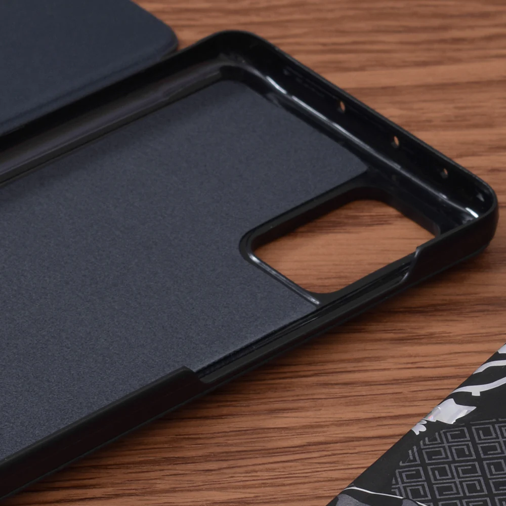 Case for Samsung Galaxy A51 A515, Techsuit, eFold, Dark Blue - Image 3