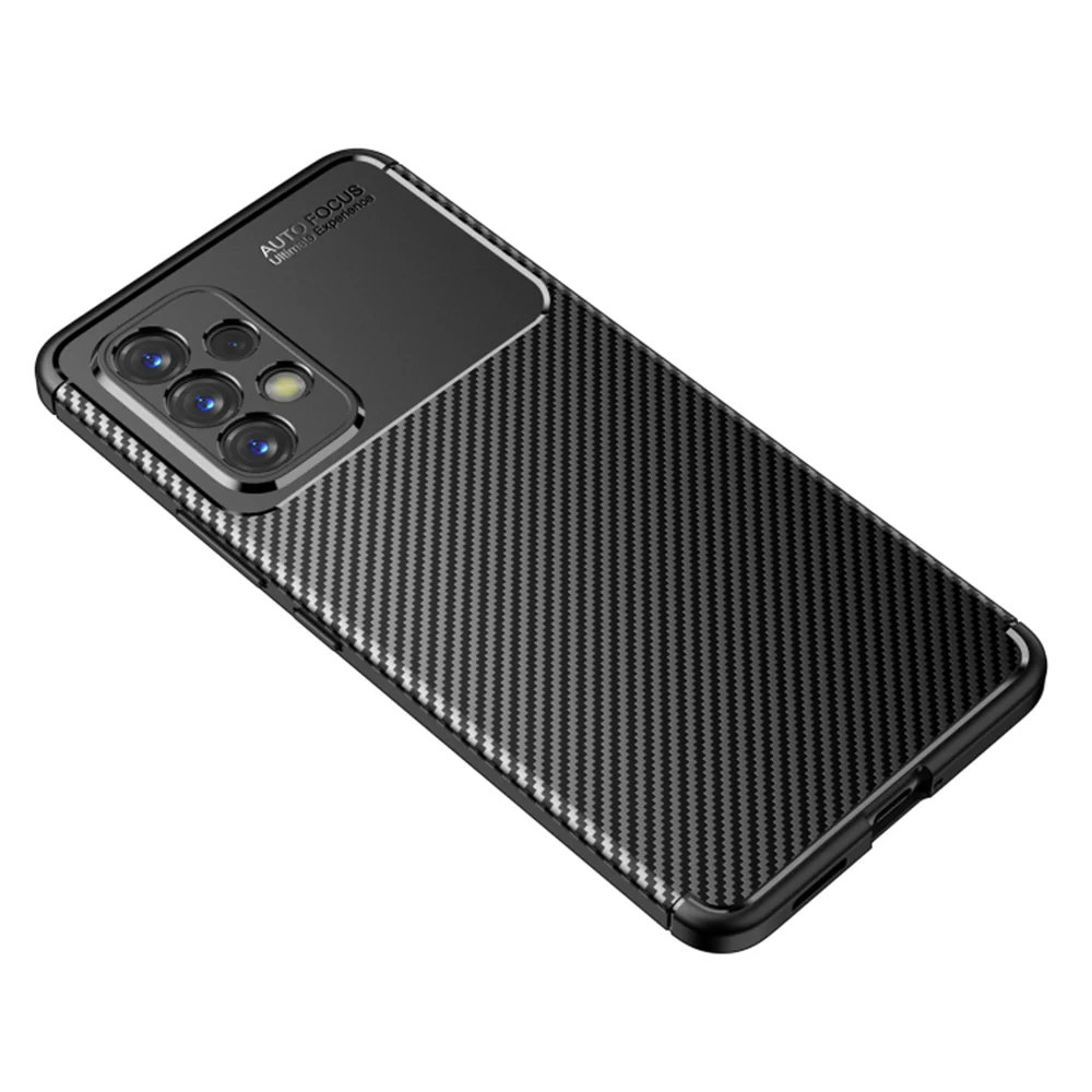 Case for Samsung Galaxy A53 5G A536, Techsuit, CarbonFiber, Black - Image 3