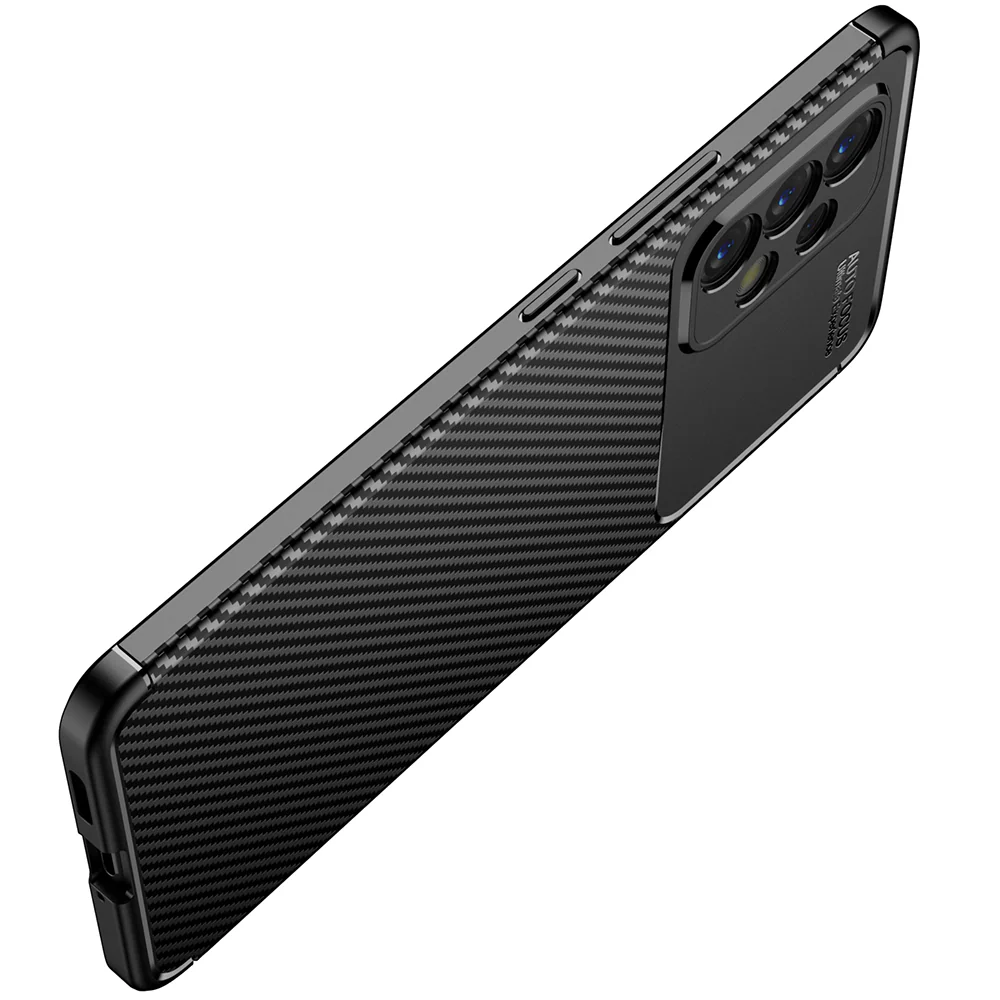 Case for Samsung Galaxy A53 5G A536, Techsuit, CarbonFiber, Black - Image 4