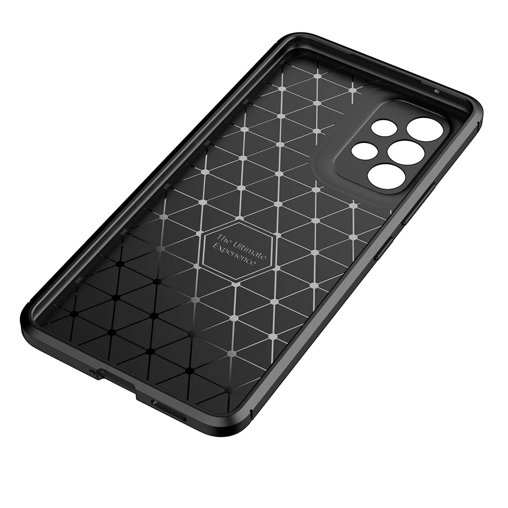 Case for Samsung Galaxy A53 5G A536, Techsuit, CarbonFiber, Black - Image 6