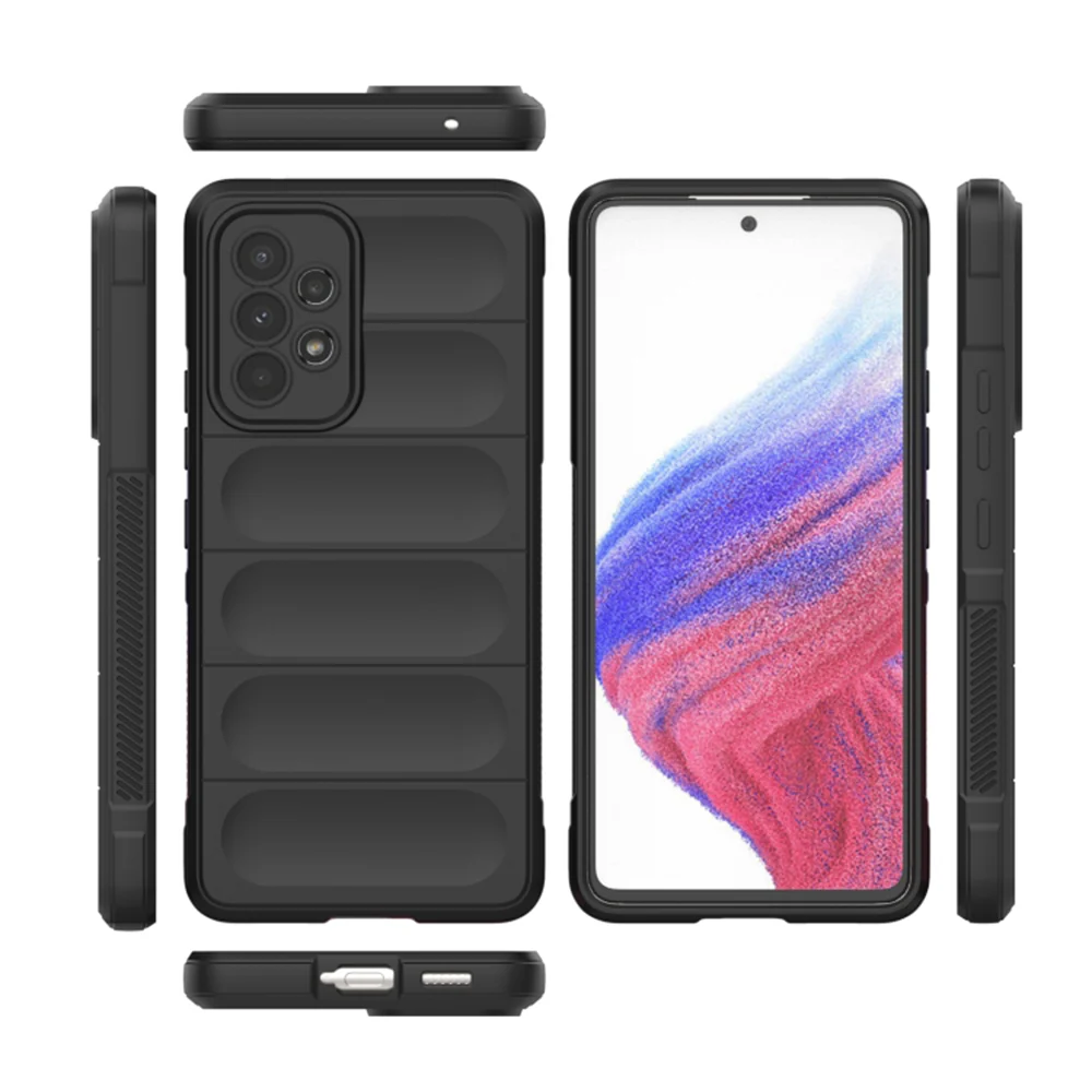 Case for Samsung Galaxy A53 5G A536, Techsuit, Magic Shield, Black - Image 2