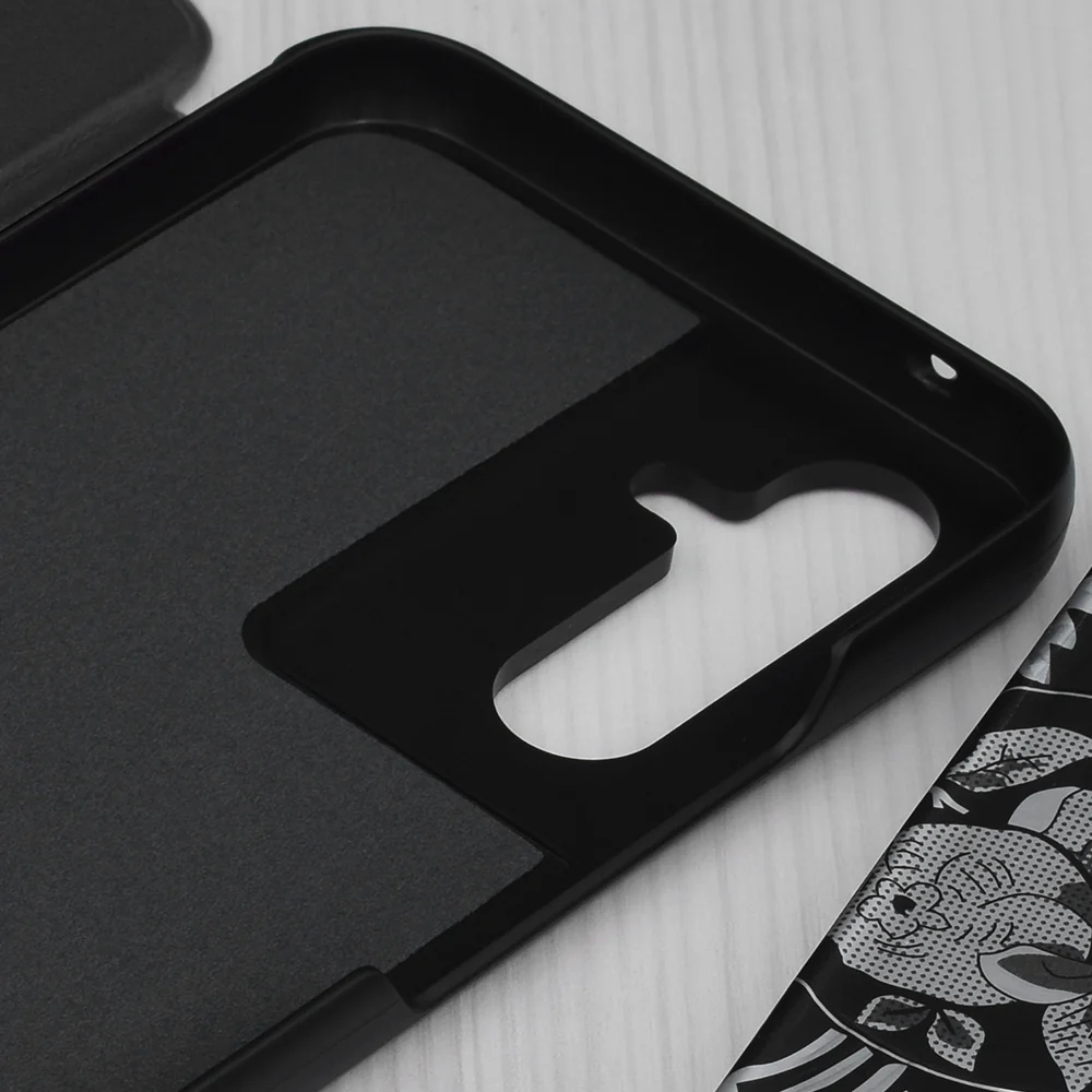 Case for Samsung Galaxy A54 A546, Techsuit, eFold, Black - Image 3