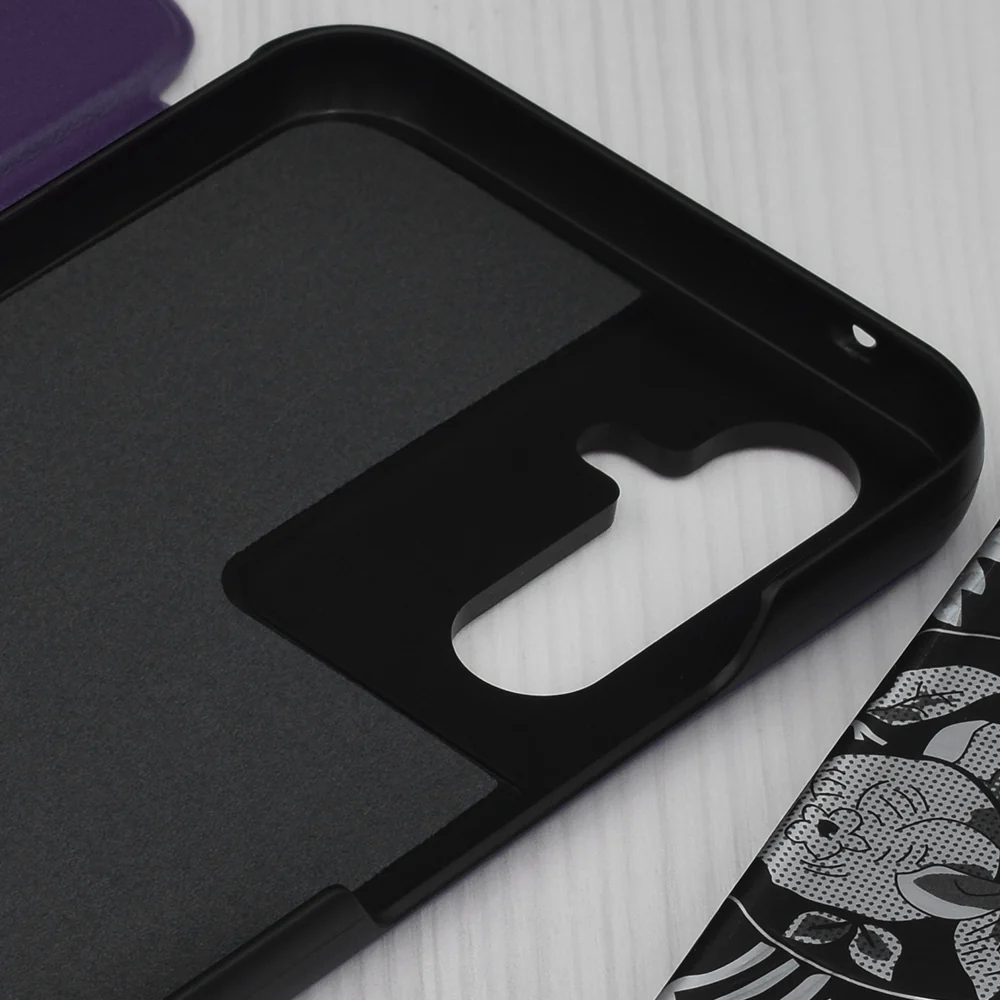 Case for Samsung Galaxy A54 A546, Techsuit, eFold, Purple - Image 3