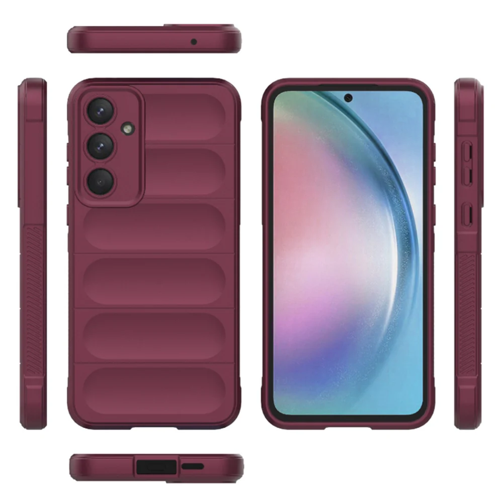 Case for Samsung Galaxy A55 5G A556, Techsuit, Magic Shield, Green - Image 2