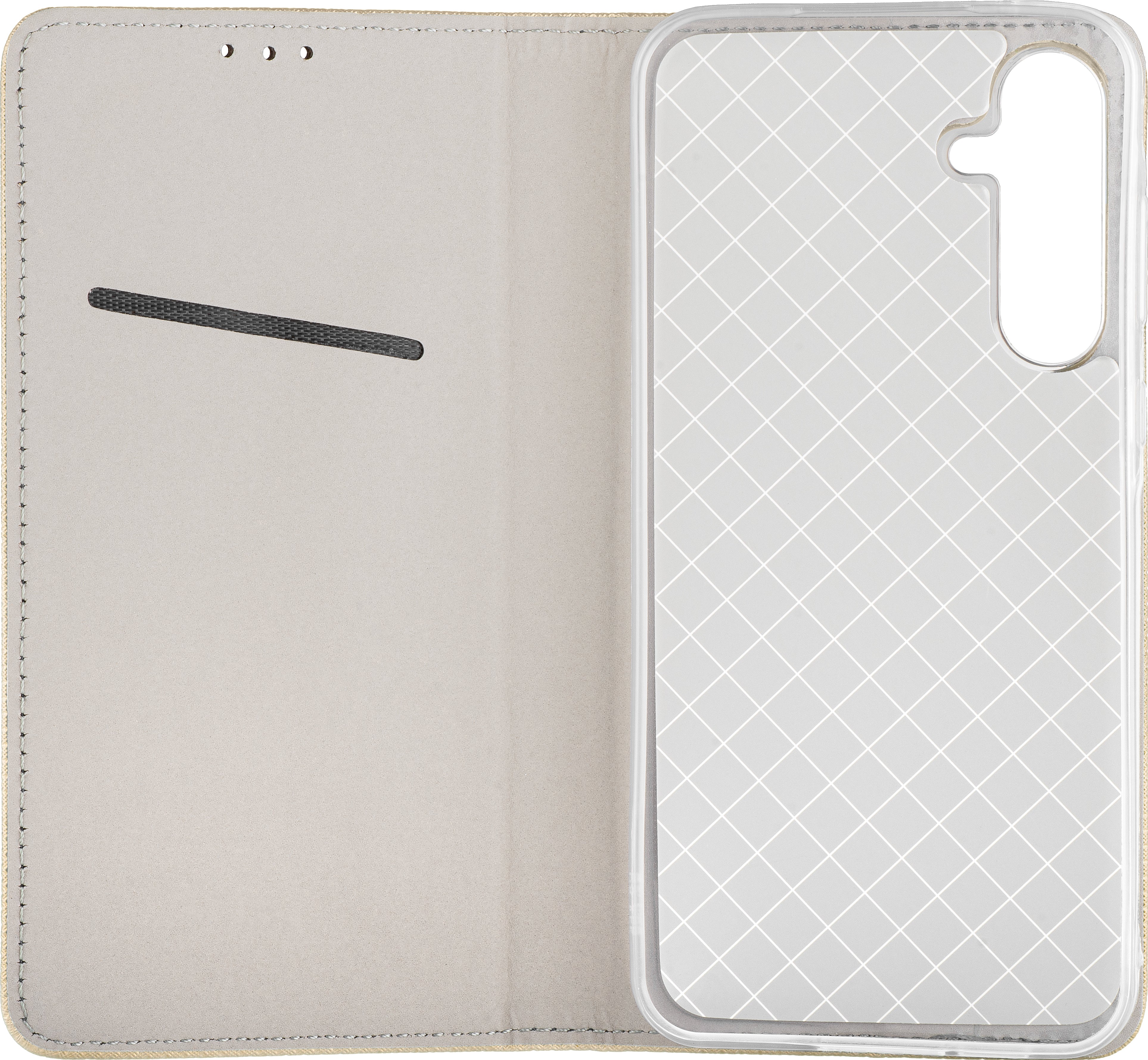 Case for Samsung Galaxy A56 A566 / A36 A366, OEM, Smart Magnet, Gold - Image 3
