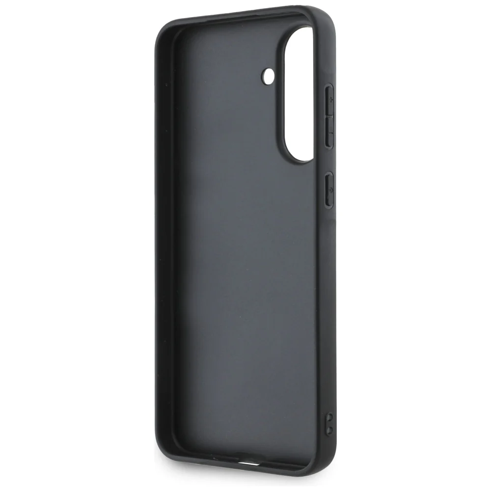 Case for Samsung Galaxy A56 A566, Karl Lagerfeld, Saffiano Karl & Choupette Metal, Black - Image 4