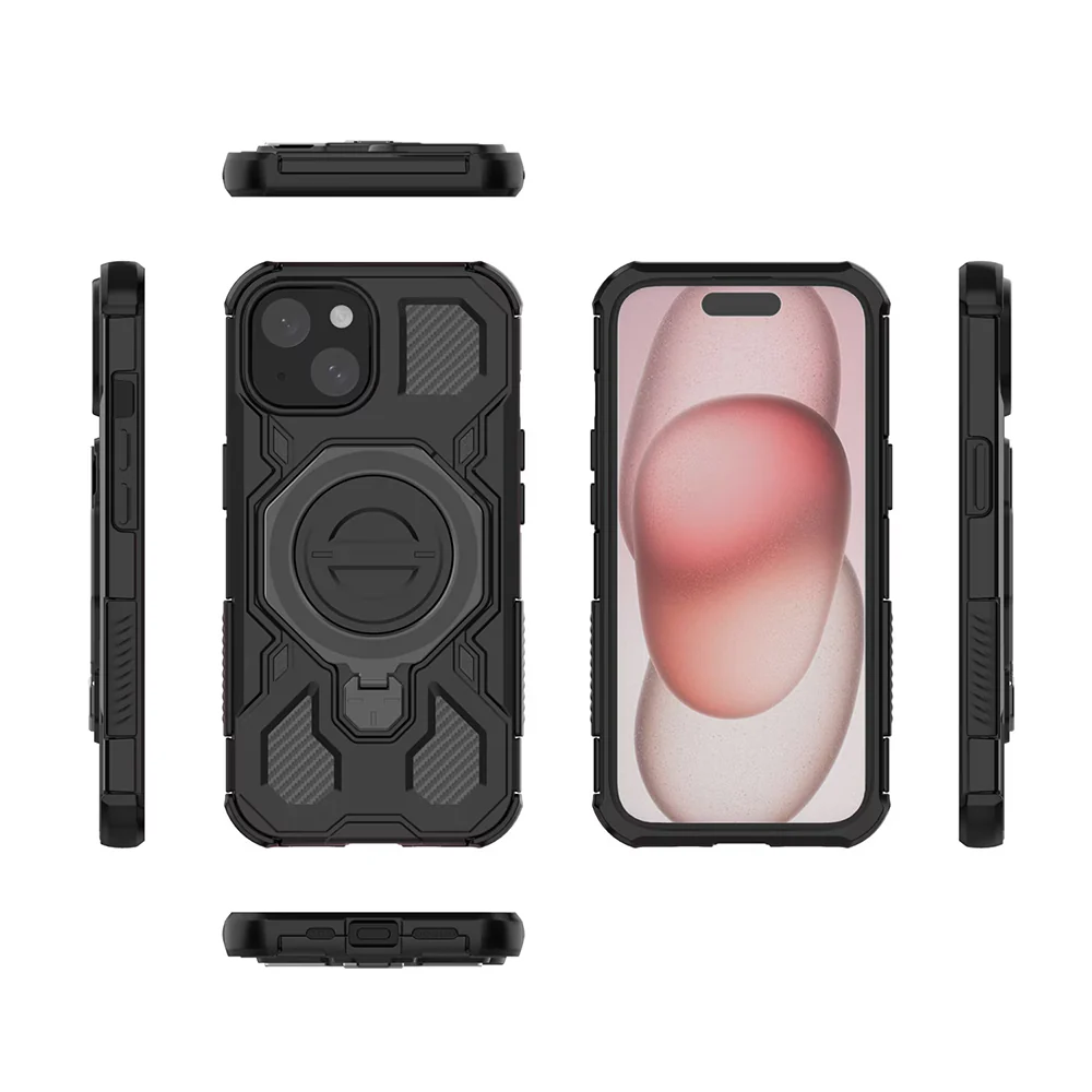 Case for Samsung Galaxy A56 A566, Techsuit, Carbon Shield Pro, White - Image 3