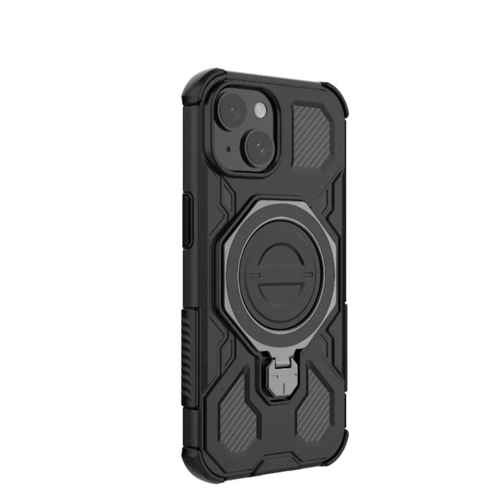 Case for Samsung Galaxy A56 A566, Techsuit, Carbon Shield Pro, White - Image 4