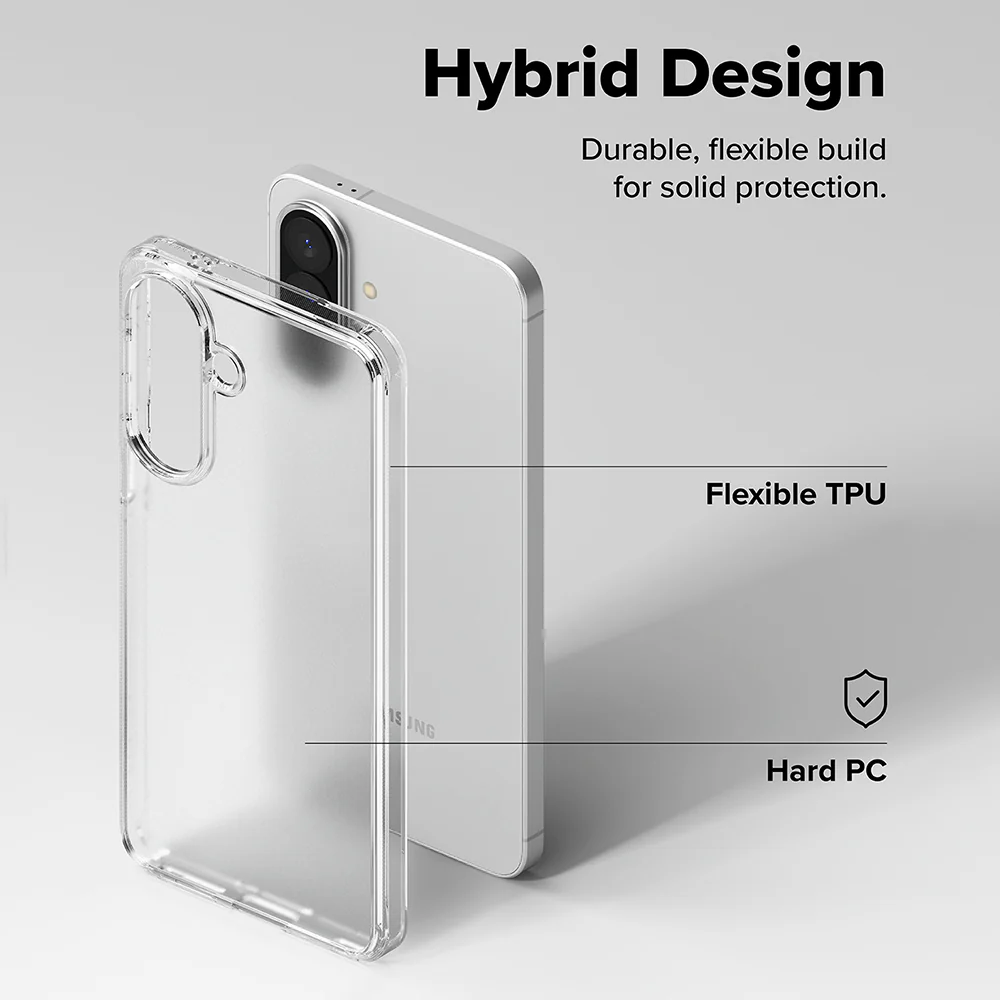 Case for Samsung Galaxy A57 5G, Ringke, Fusion, Matte Transparent - Image 5