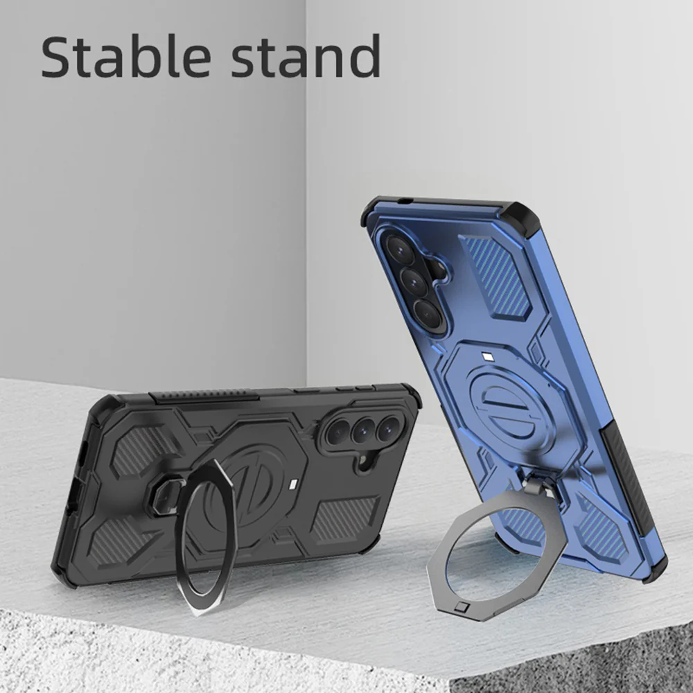 Case for Samsung Galaxy A57 5G, Techsuit, Carbon Shield Pro, Smoky - Image 2