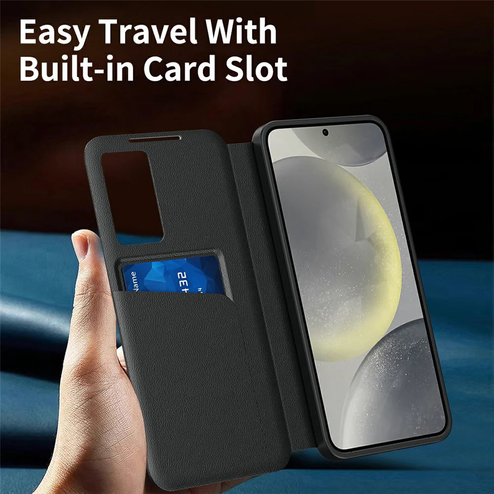 Case for Samsung Galaxy A57 5G, Techsuit, SmartView, Black - Image 5