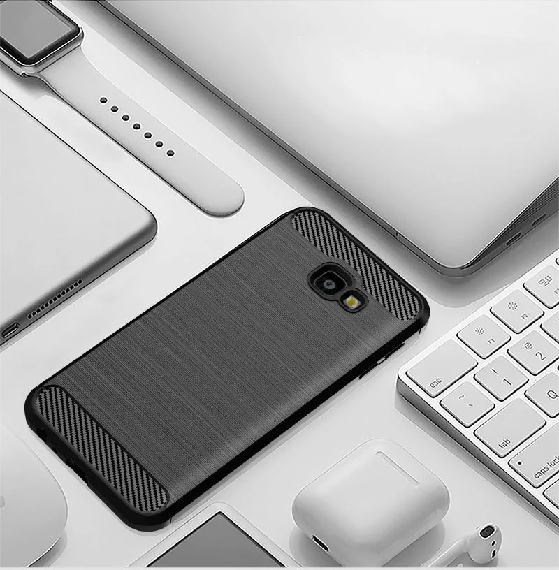 Case for Samsung Galaxy J4 Plus (2018) J415, Techsuit, Carbon, Black - Image 3