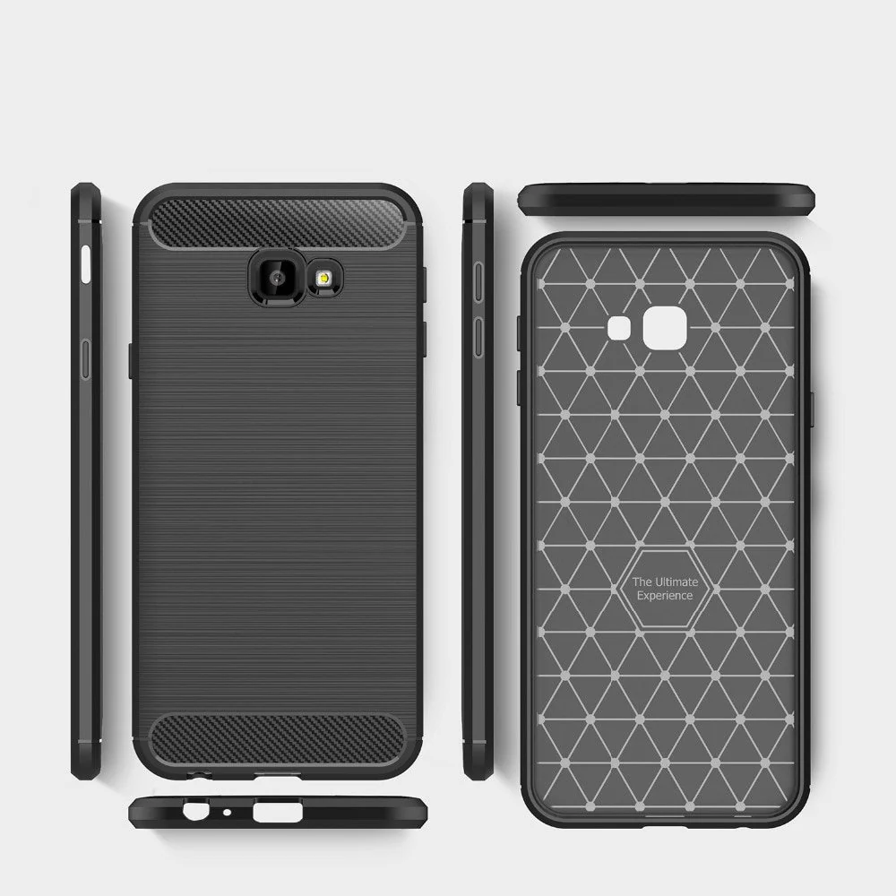Case for Samsung Galaxy J4 Plus (2018) J415, Techsuit, Carbon, Black - Image 6