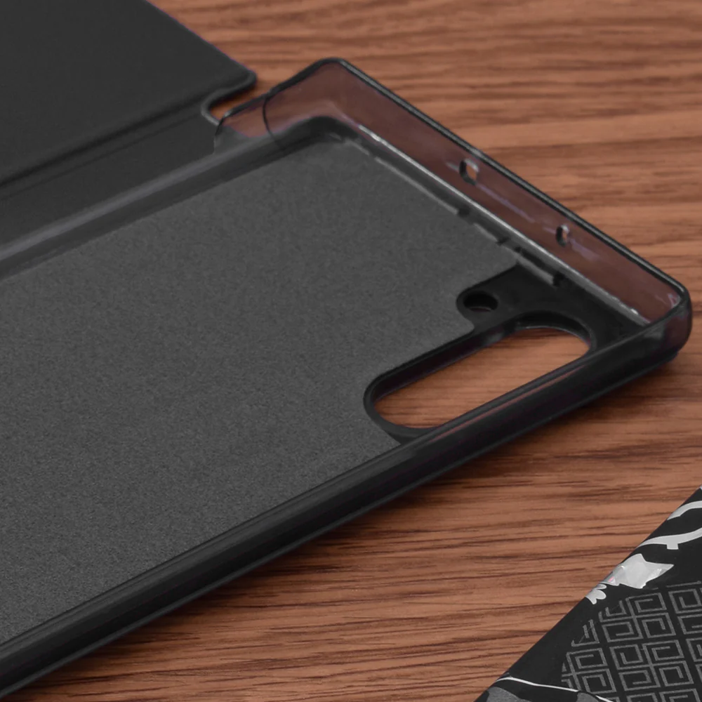 Case for Samsung Galaxy Note 10 5G N971 / Note10 N970, Techsuit, eFold, Black - Image 3