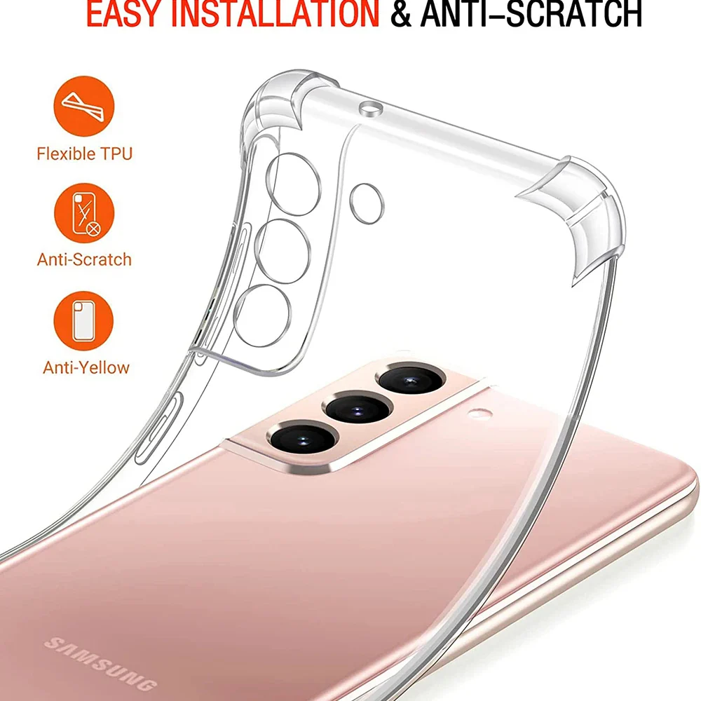 Case for Samsung Galaxy Note 10+ 5G N976 / Note 10+ N975, Techsuit, Shockproof Clear, Transparent - Image 3