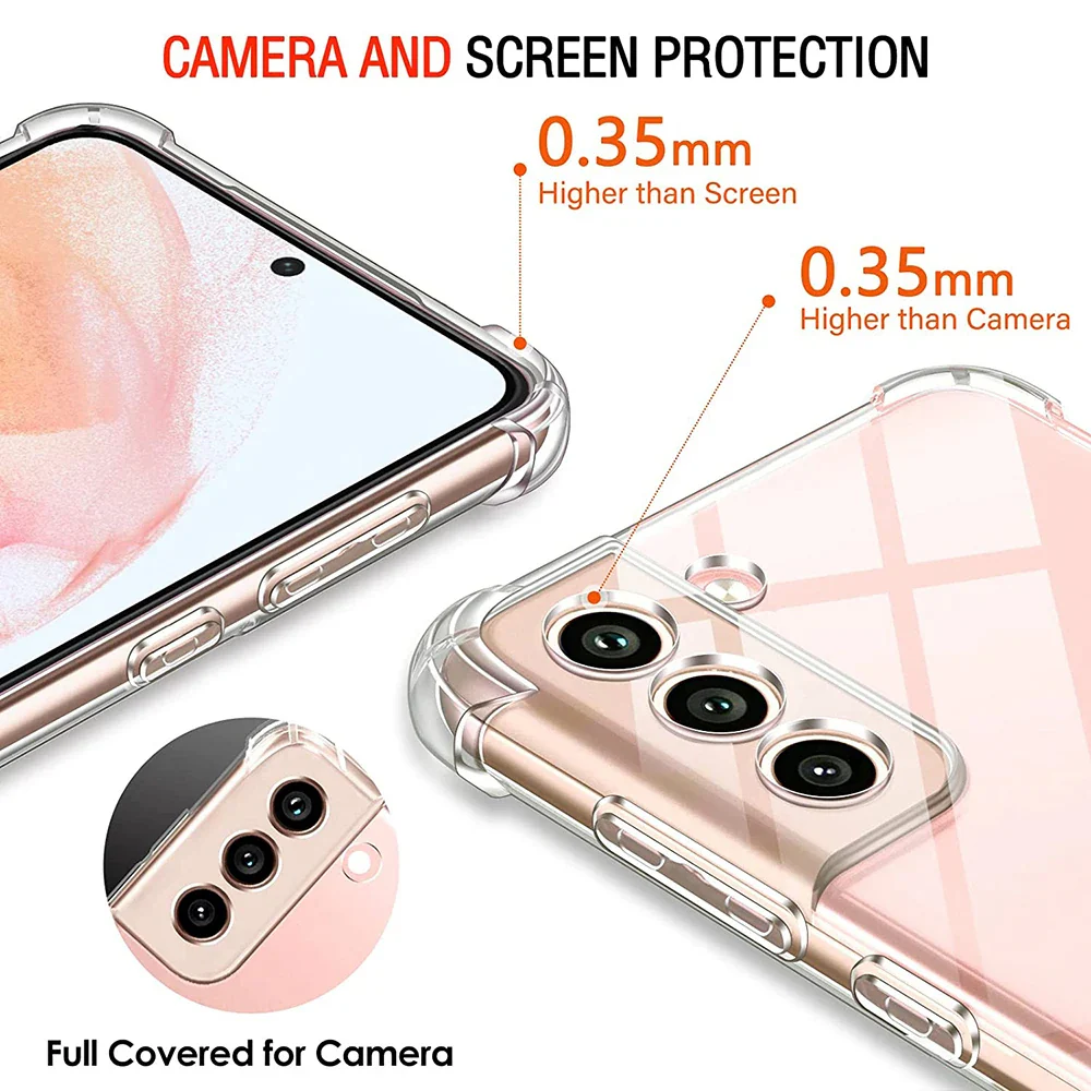 Case for Samsung Galaxy Note 10+ 5G N976 / Note 10+ N975, Techsuit, Shockproof Clear, Transparent - Image 4
