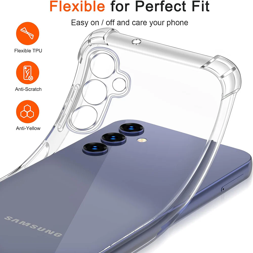 Case for Samsung Galaxy Note 20 5G N981 / Note 20 N980, Techsuit, Shockproof Clear, Transparent - Image 2