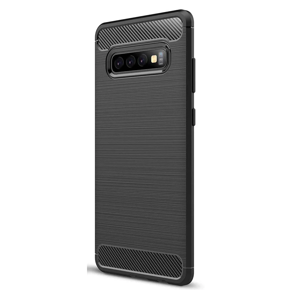 Case for Samsung Galaxy S10 G973, Techsuit, Carbon, Black - Image 3