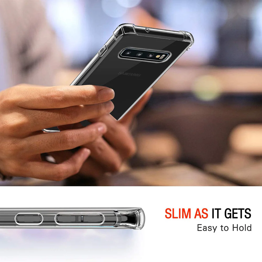 Case for Samsung Galaxy S10 G973, Techsuit, Shockproof Clear, Transparent - Image 6
