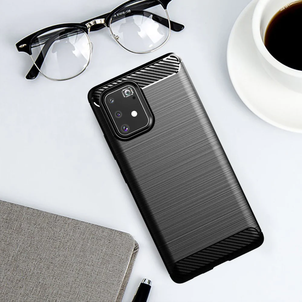 Case for Samsung Galaxy S10 Lite G770, Techsuit, Carbon, Black - Image 6