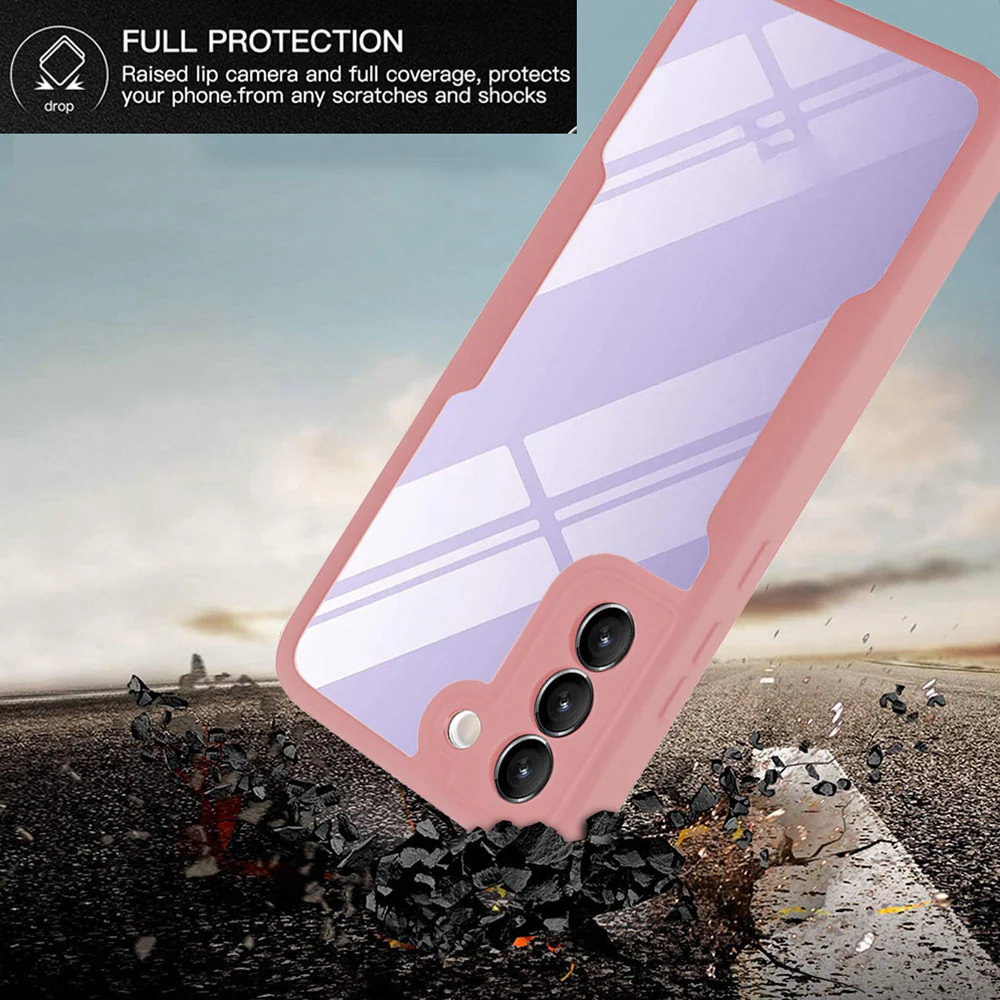 Case for Samsung Galaxy S21 FE 5G G990, Techsuit, ColorVerse 360, Black - Image 4