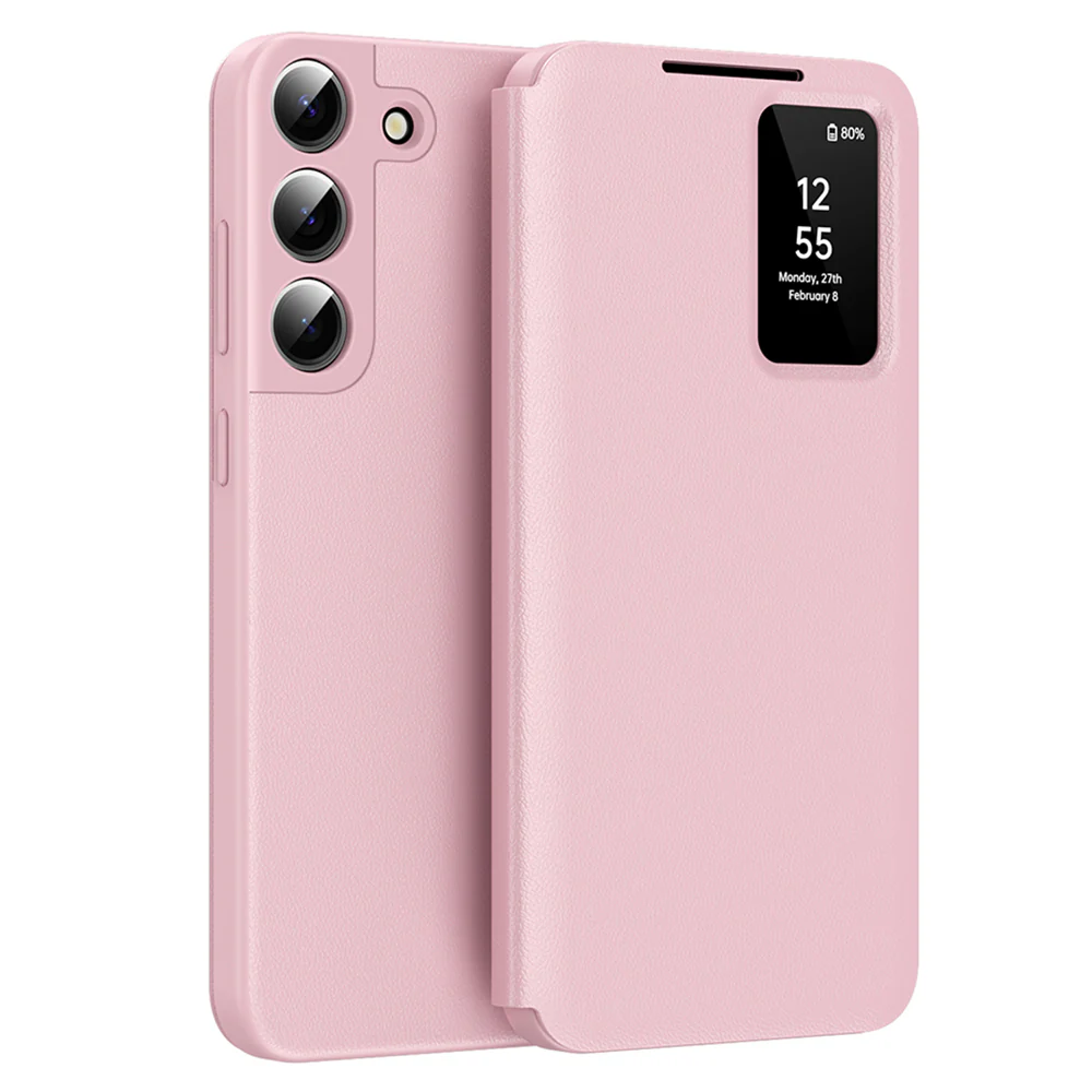 Case for Samsung Galaxy S22+ 5G S906, Techsuit, SmartView, Pink
