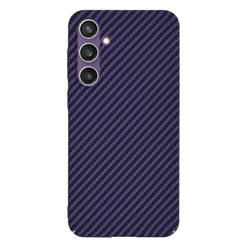 Case for Samsung Galaxy S23 FE S711, Techsuit, Carbonite FiberShell, Purple - Image 3