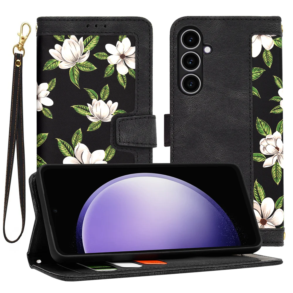 Case for Samsung Galaxy S23 FE S711, Techsuit, FlipCraft, Black