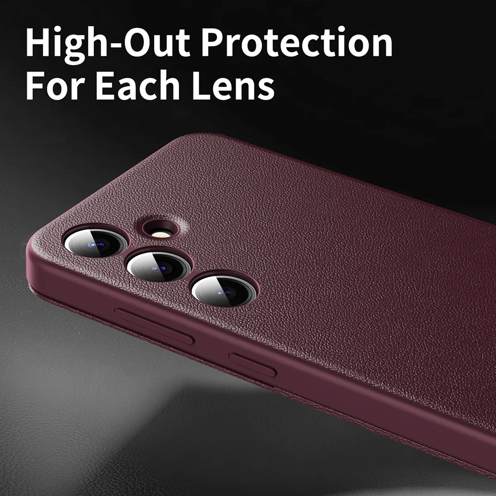 Case for Samsung Galaxy S23 FE S711, Techsuit, SmartView, Red - Image 4