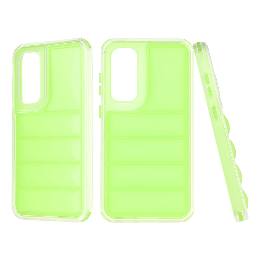 Case for Samsung Galaxy S23 FE S711, Techsuit, Wave Shield, Green - Image 4